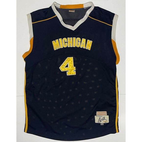 CHRIS WEBBER MICHIGAN WOLVERINES 1992 TRUE SCHOOL‎ JERSEY XXL 54 Authentic - Picture 1 of 6
